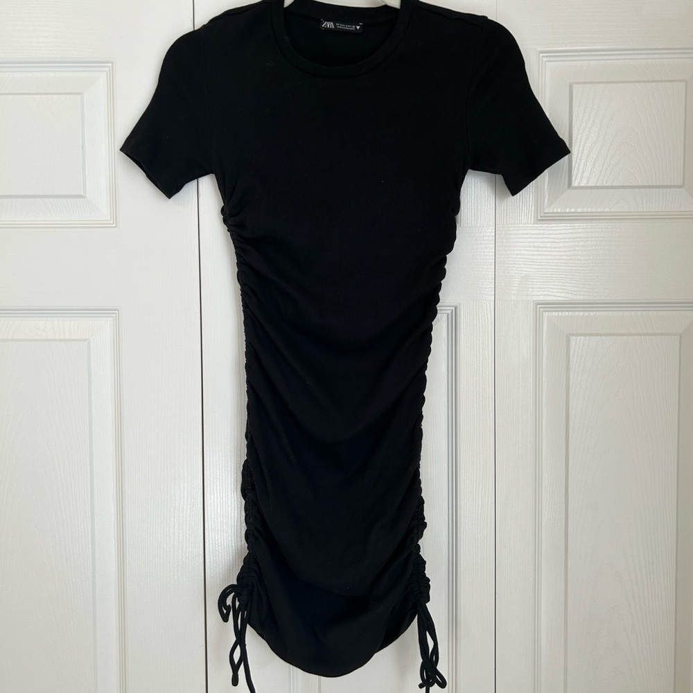 Zara black mini dress